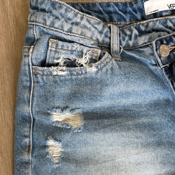 Distressed Denim Shorts - Picture 4 of 7